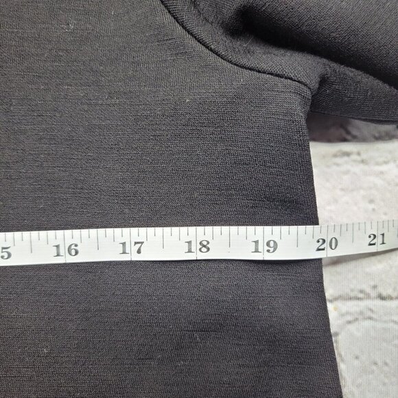 Proenza Schouler Wool Blend Black Tie Side Accent Sweater Top Size L - Picture 12 of 14